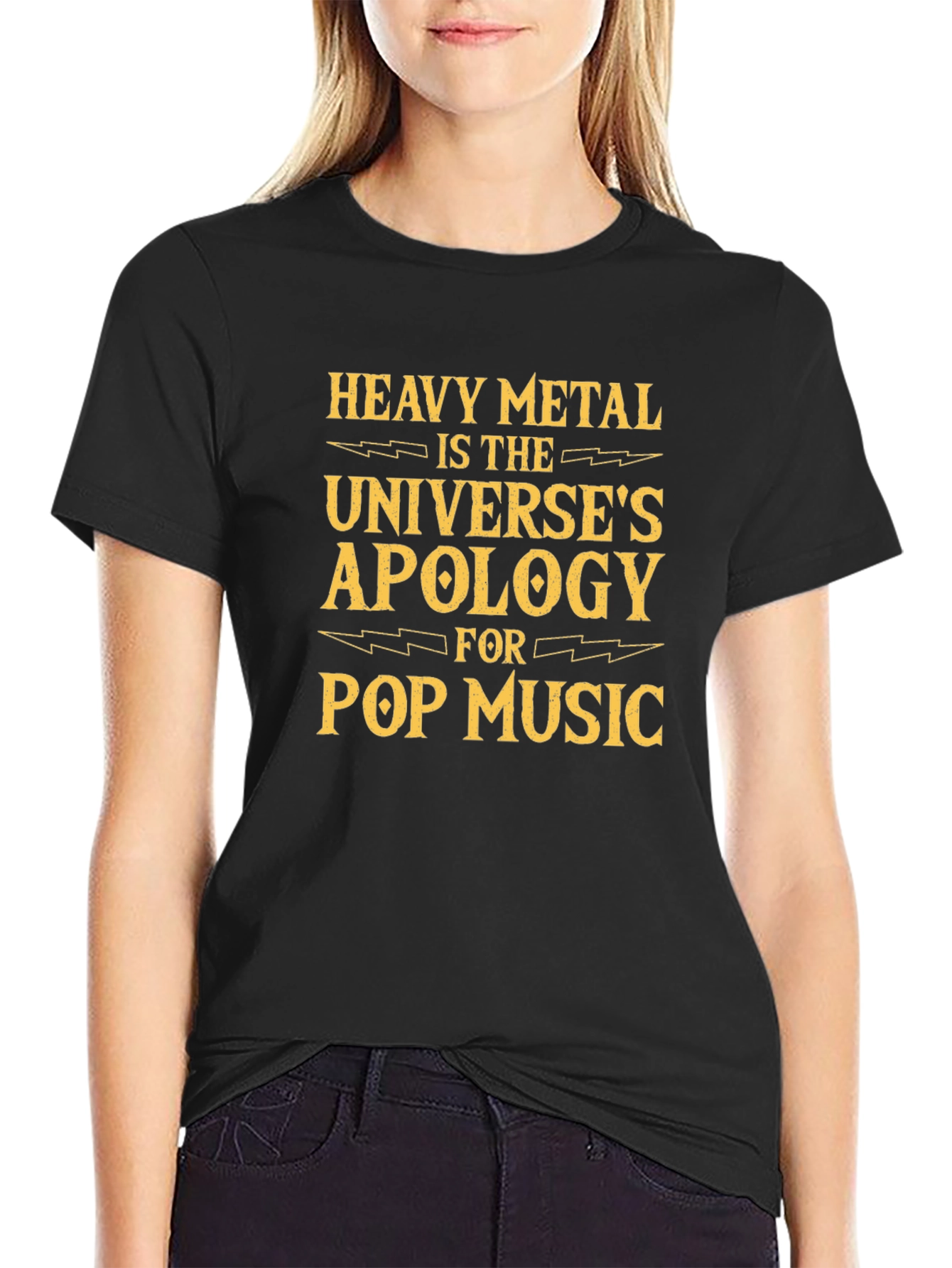 Heavy Metal Apology T-Shirt - Music Fan Tee