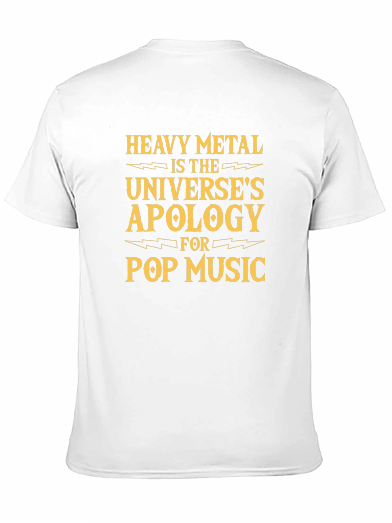 Heavy Metal Apology T-Shirt - Music Fan Tee