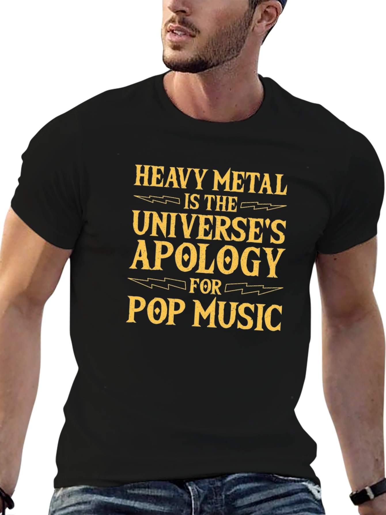 Heavy Metal Apology T-Shirt - Music Fan Tee