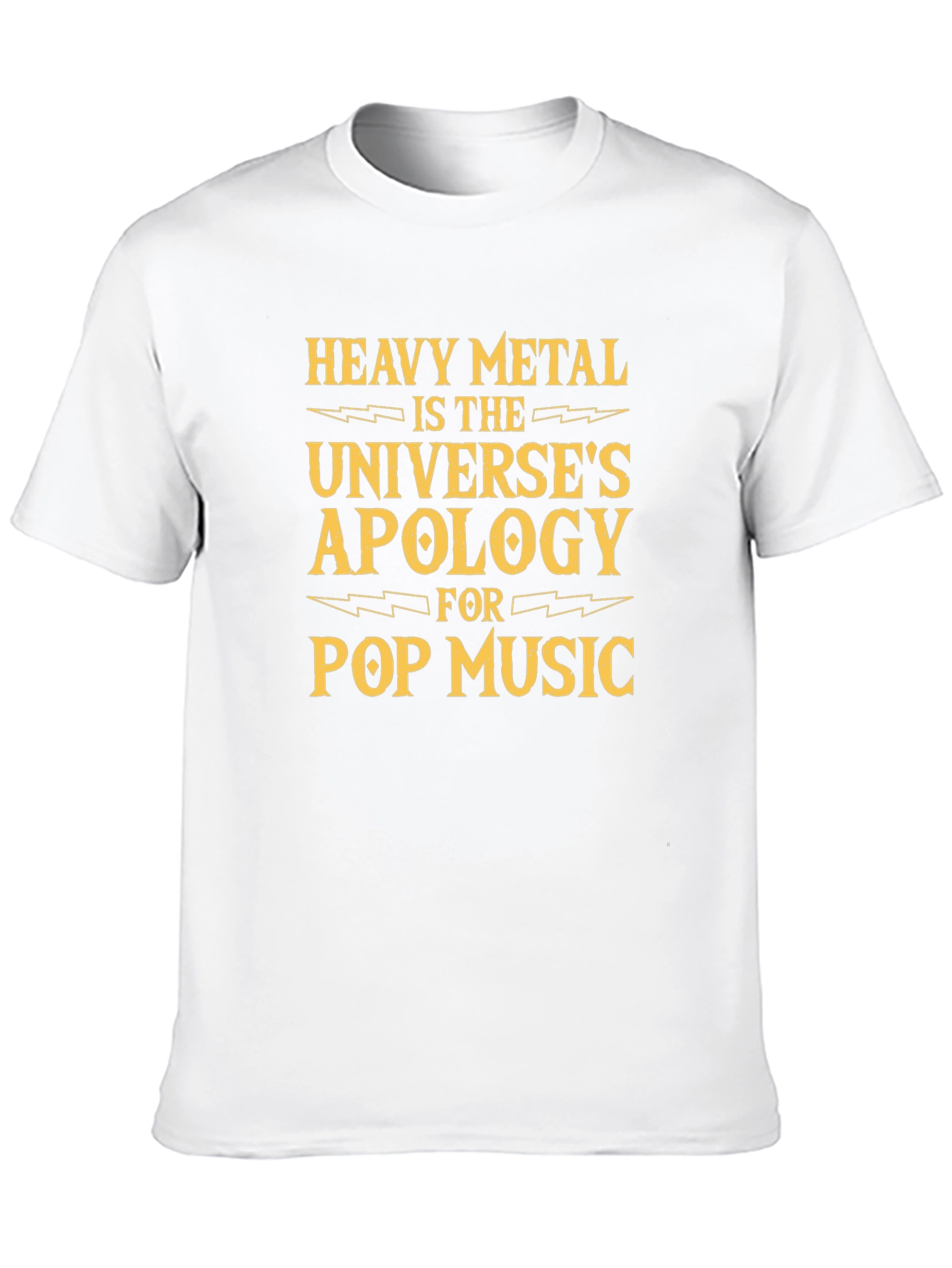 Heavy Metal Apology T-Shirt - Music Fan Tee