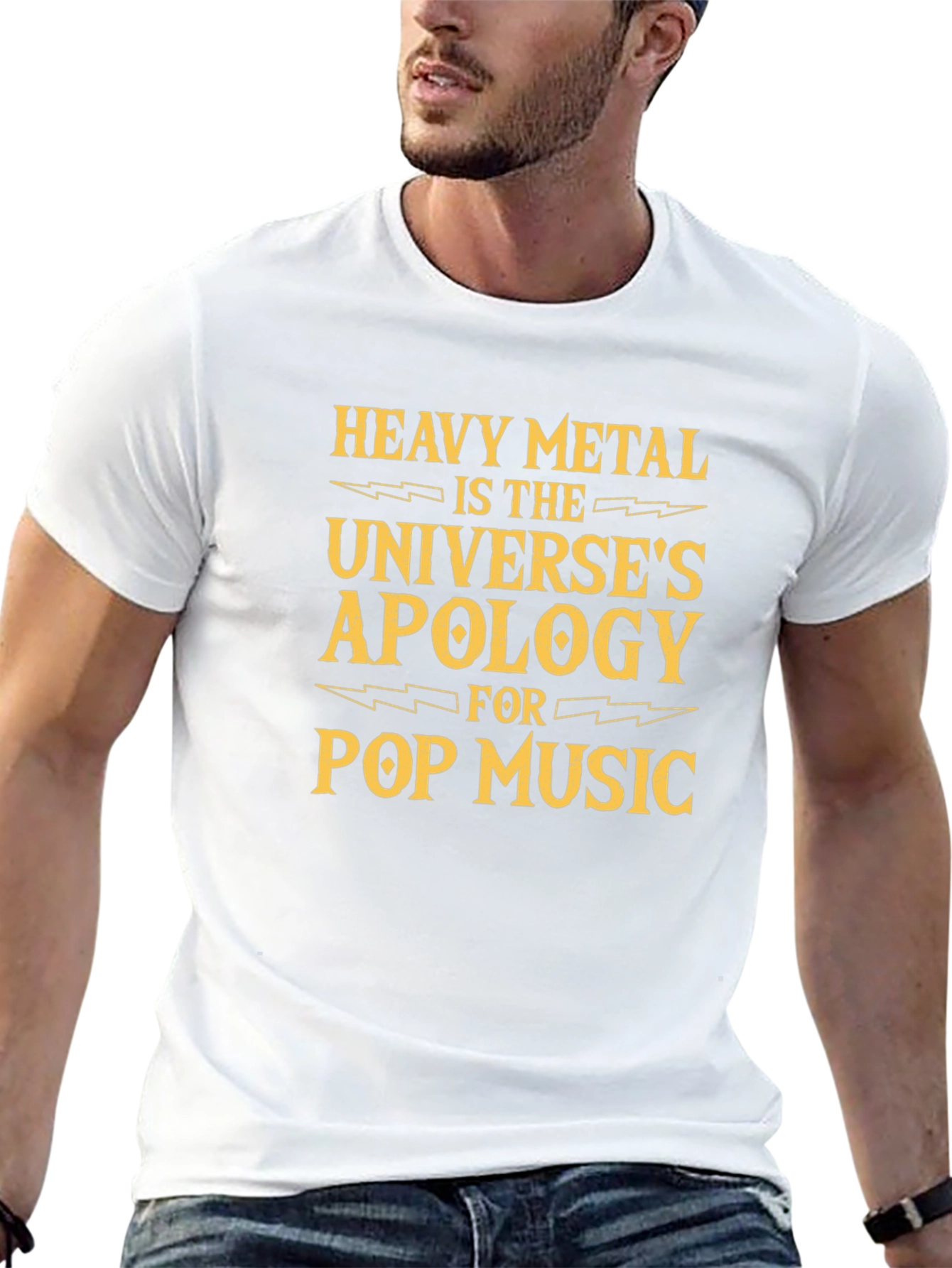 Heavy Metal Apology T-Shirt - Music Fan Tee