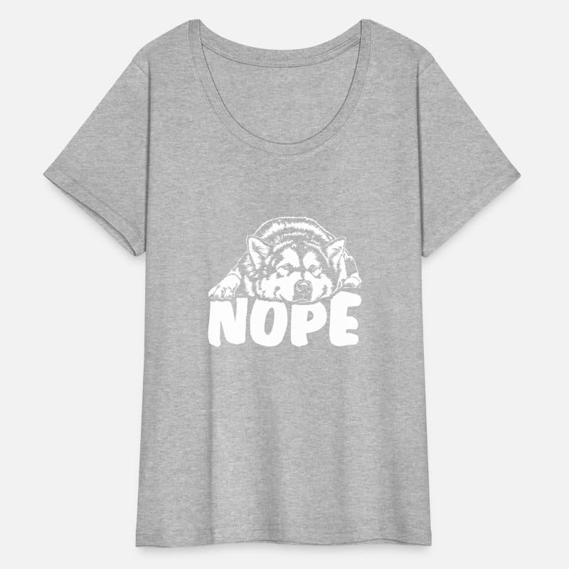 Alaskan Malamute Nope dog saying