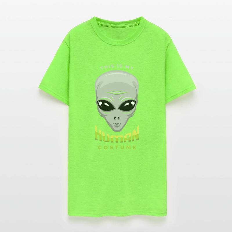 Alien Human Costume Funny Lazy Creepy Halloween