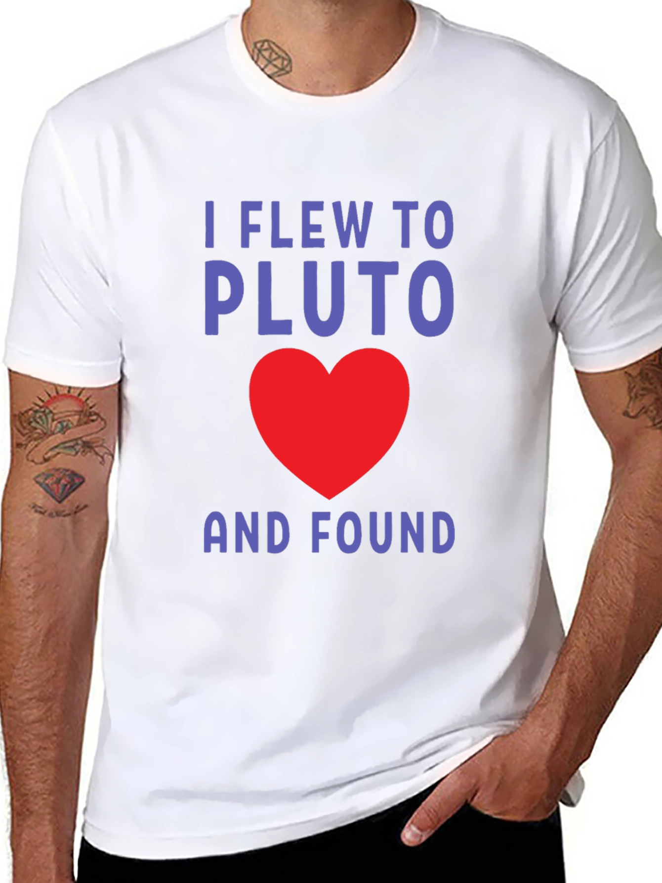 I Flew to Pluto and Found Love T-Shirt