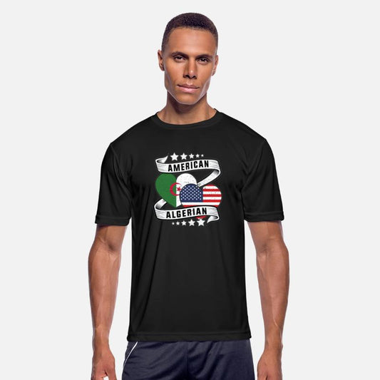 American and Algerian shirt Half American