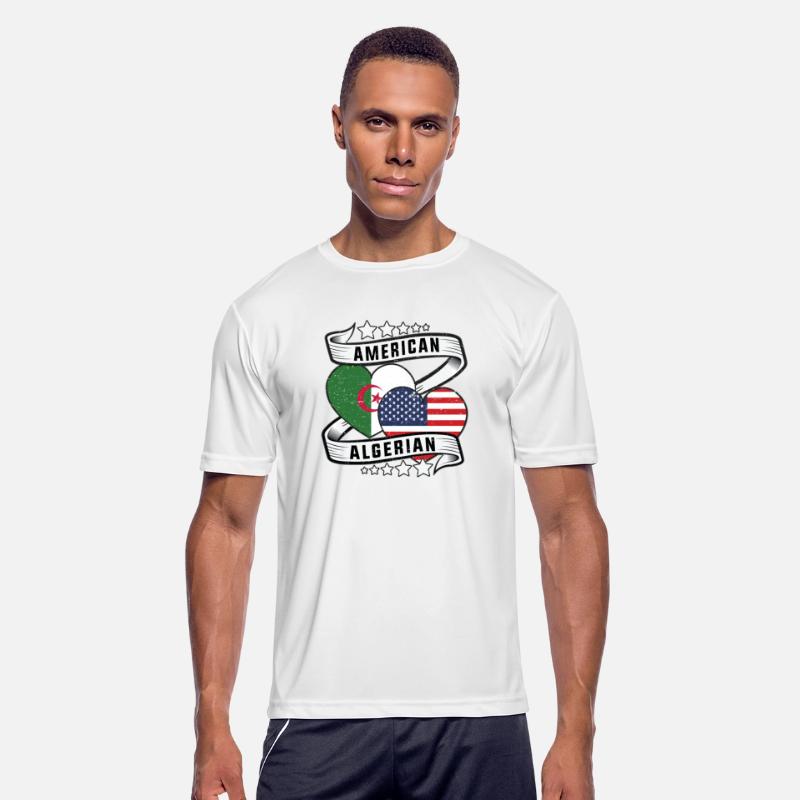 American and Algerian shirt Half American