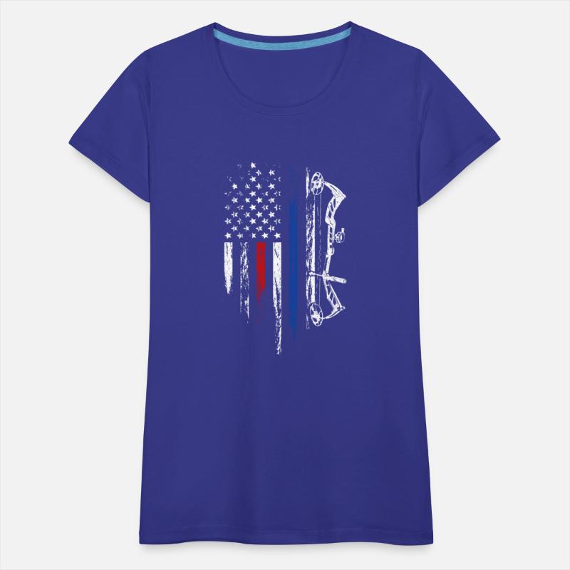 American Flag Bowhunting Bow Archery Usa Deer Hunt