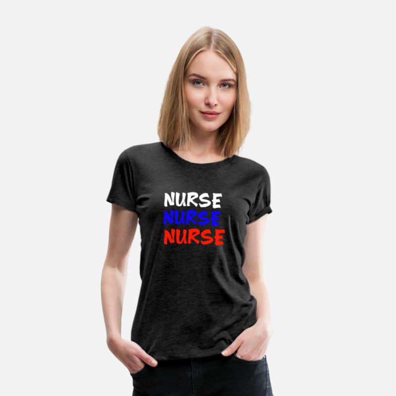 American flag colours nurse