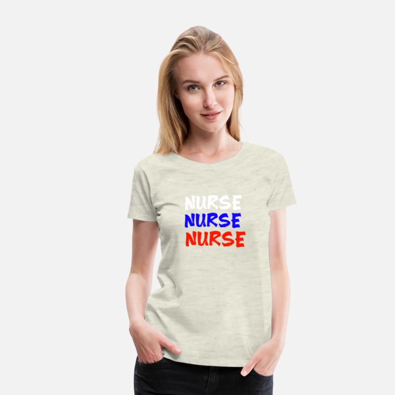 American flag colours nurse
