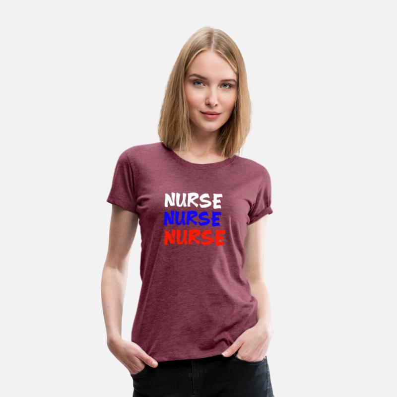 American flag colours nurse