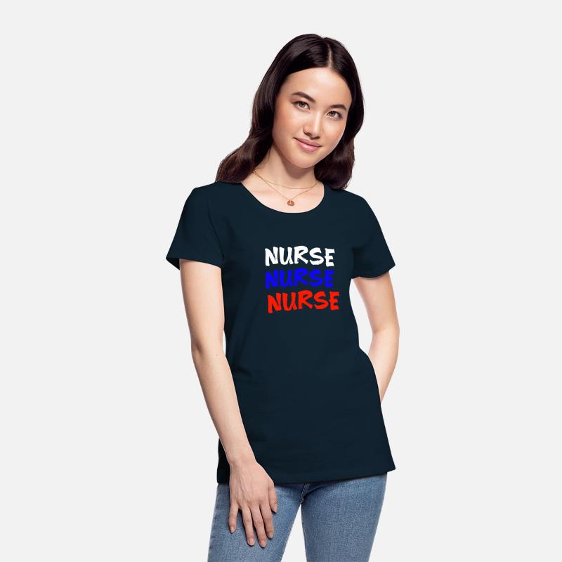American flag colours nurse