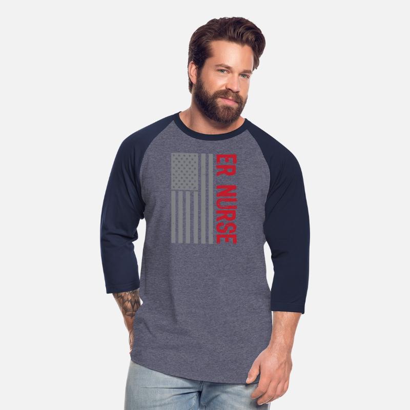 American Flag Emergency Room Er Nurse Patriotic He