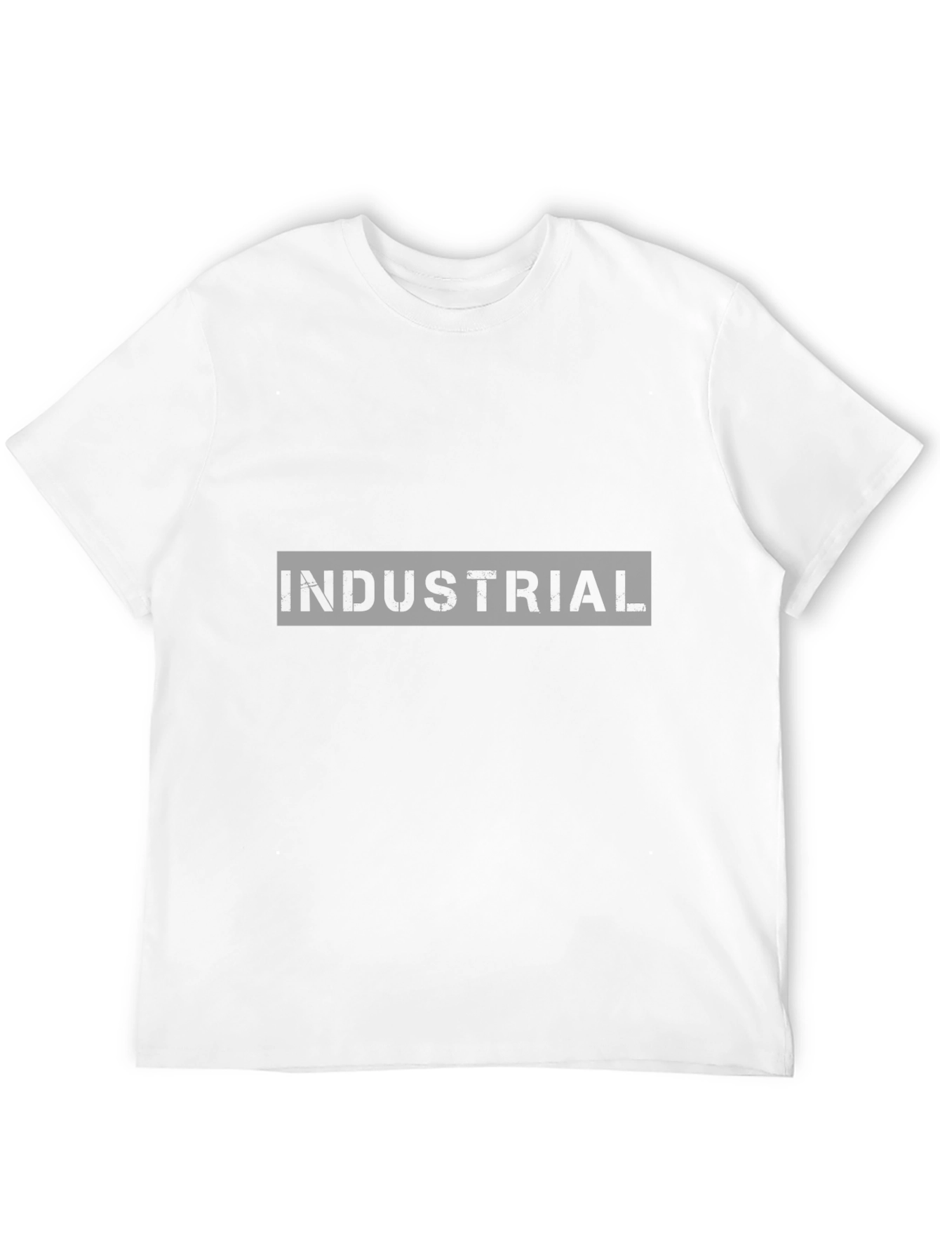 Industrial Style Black Crew Neck T-Shirt