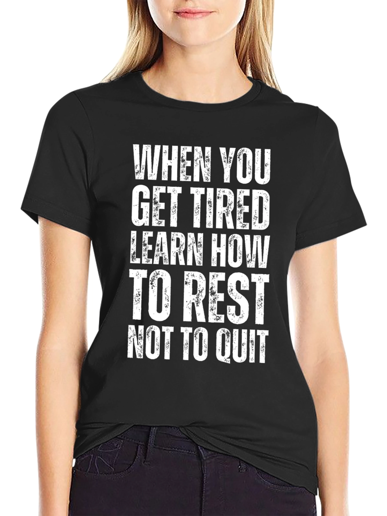 Motivational Rest Dont Quit Graphic T-Shirt