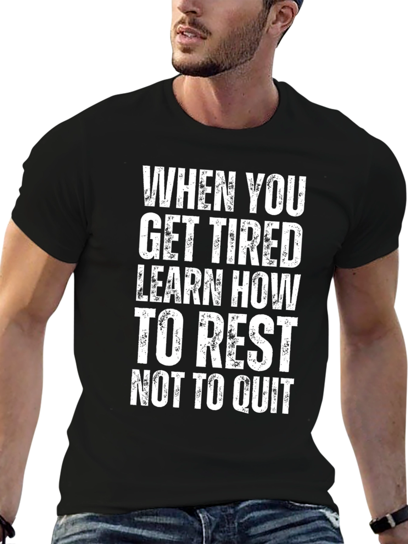 Motivational Rest Dont Quit Graphic T-Shirt