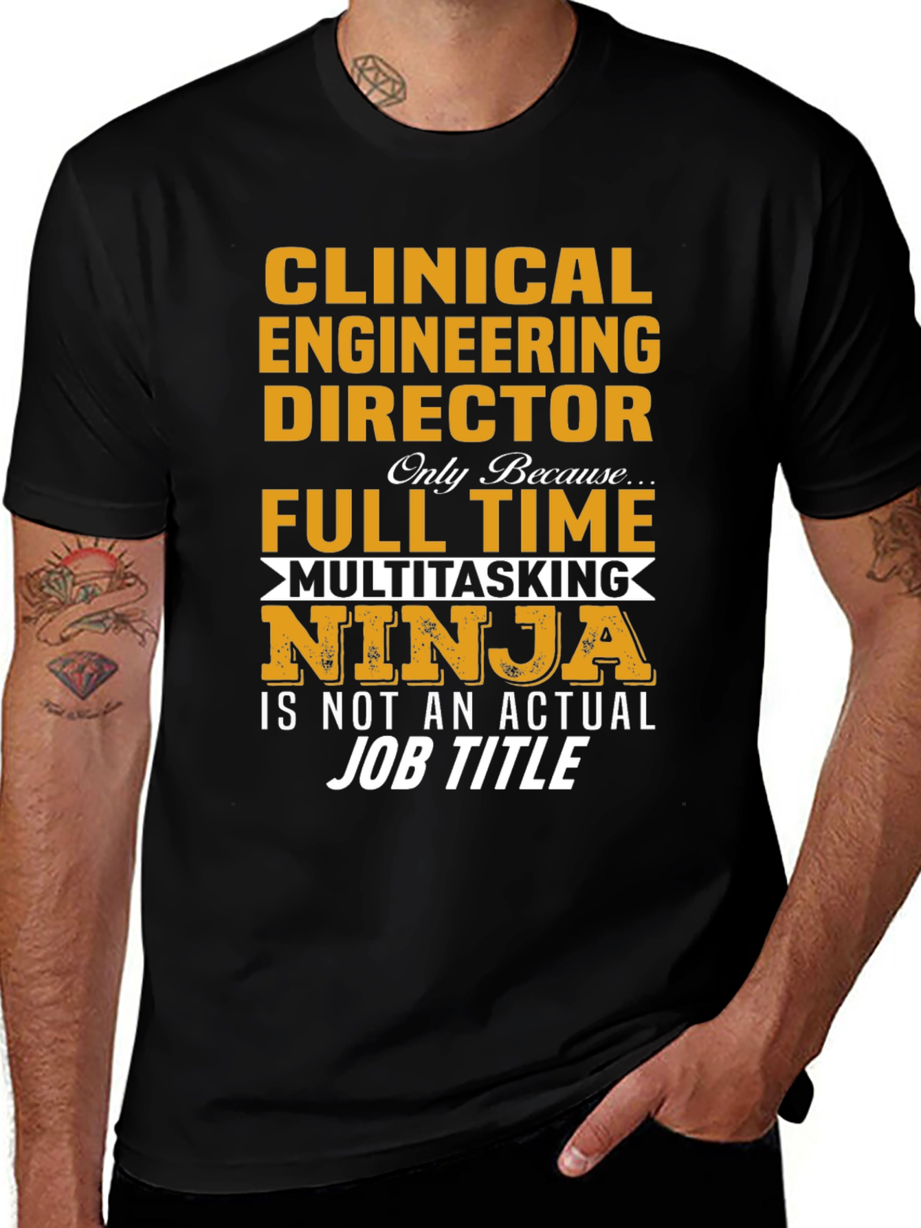 Clinical Engineer Director - Multitasking Ninja T-Shirt
