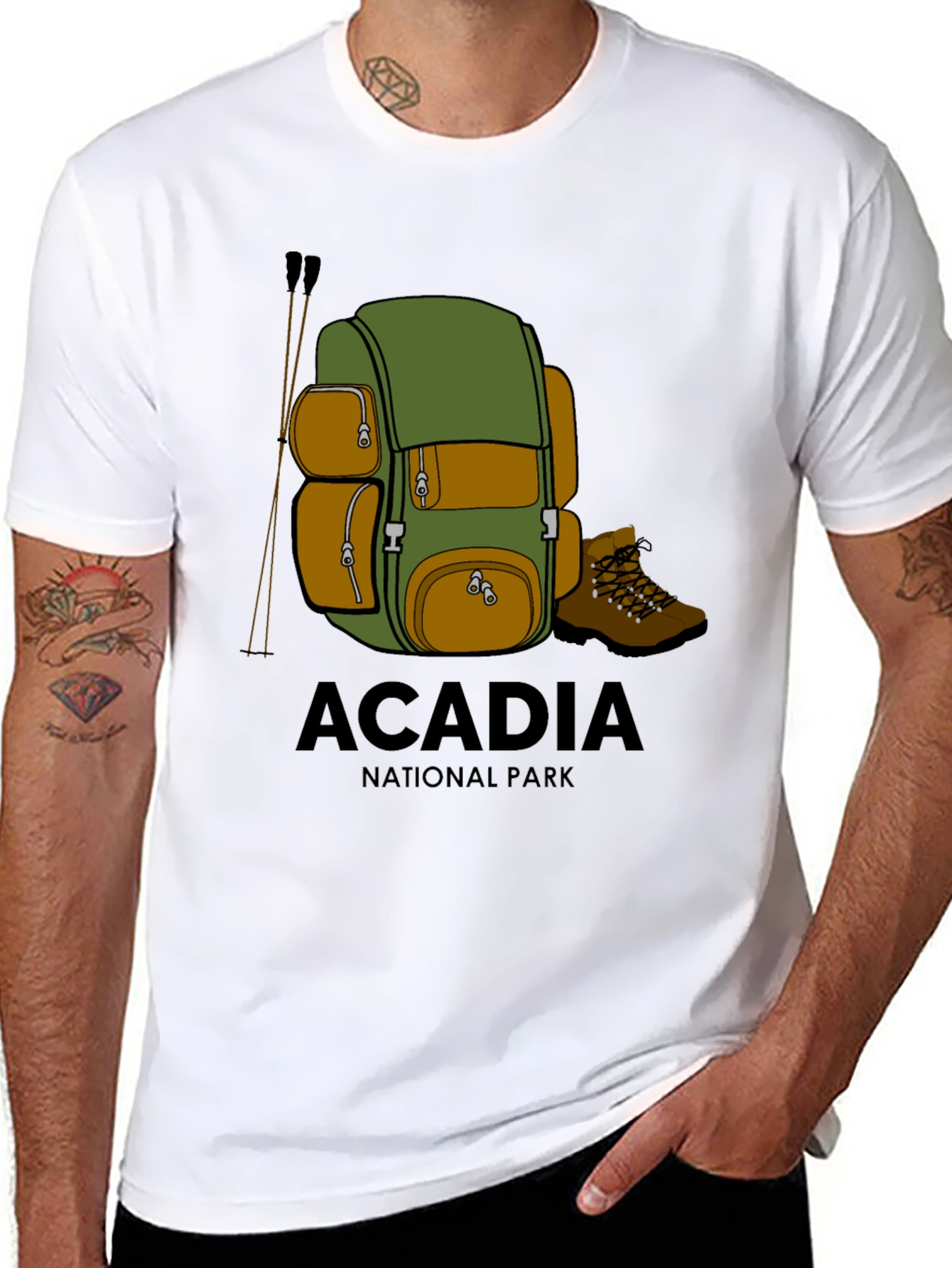 Acadia National Park Hiking Tee