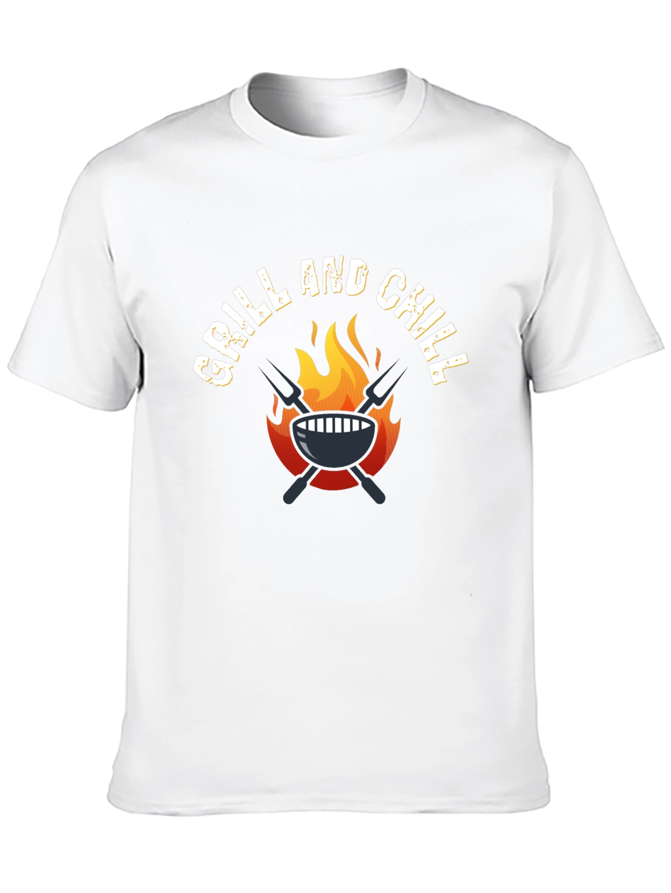 Grill and Chill Black T-Shirt