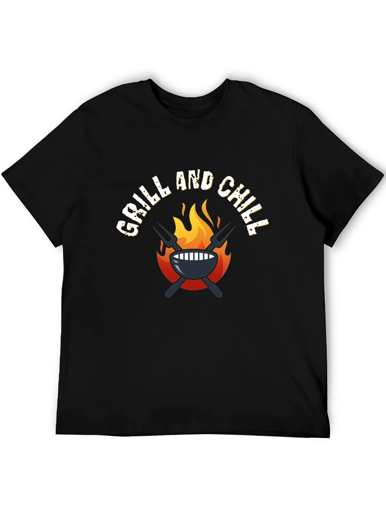 Grill and Chill Black T-Shirt