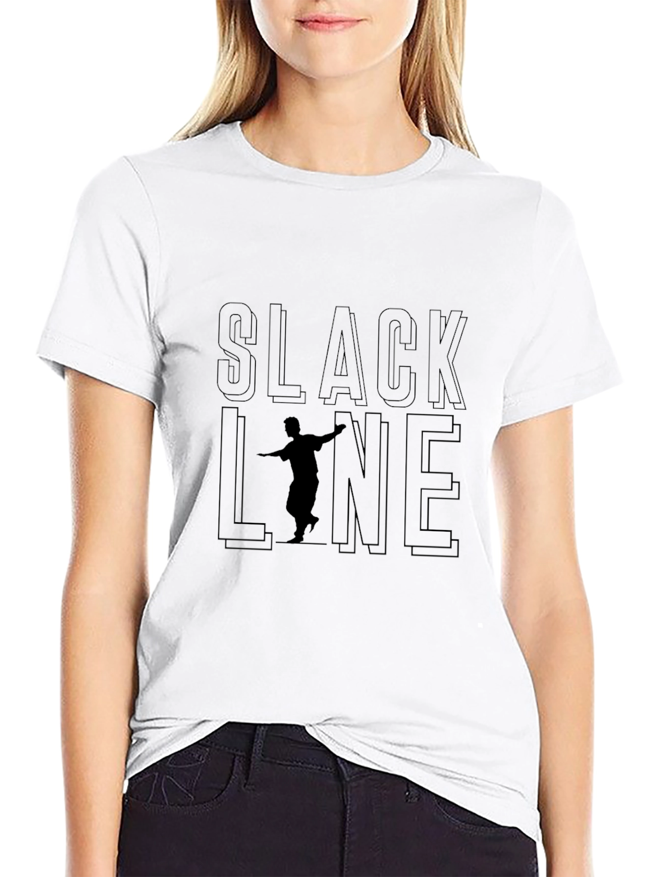 Slackline T-Shirt: Balance & Style