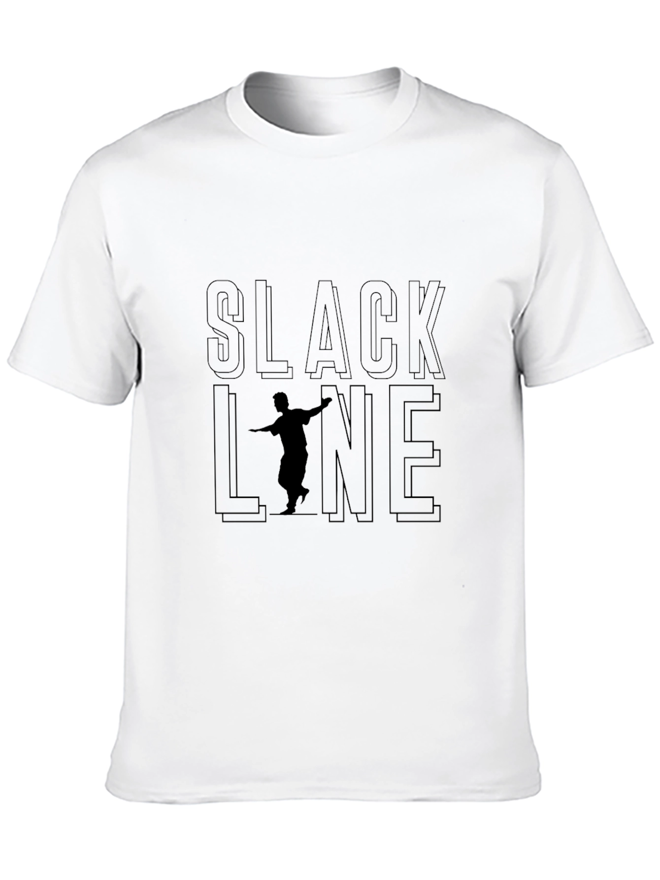 Slackline T-Shirt: Balance & Style