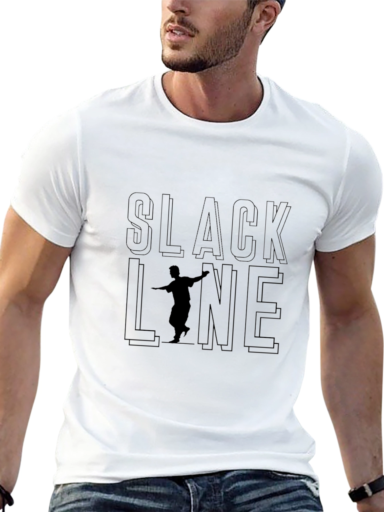 Slackline T-Shirt: Balance & Style