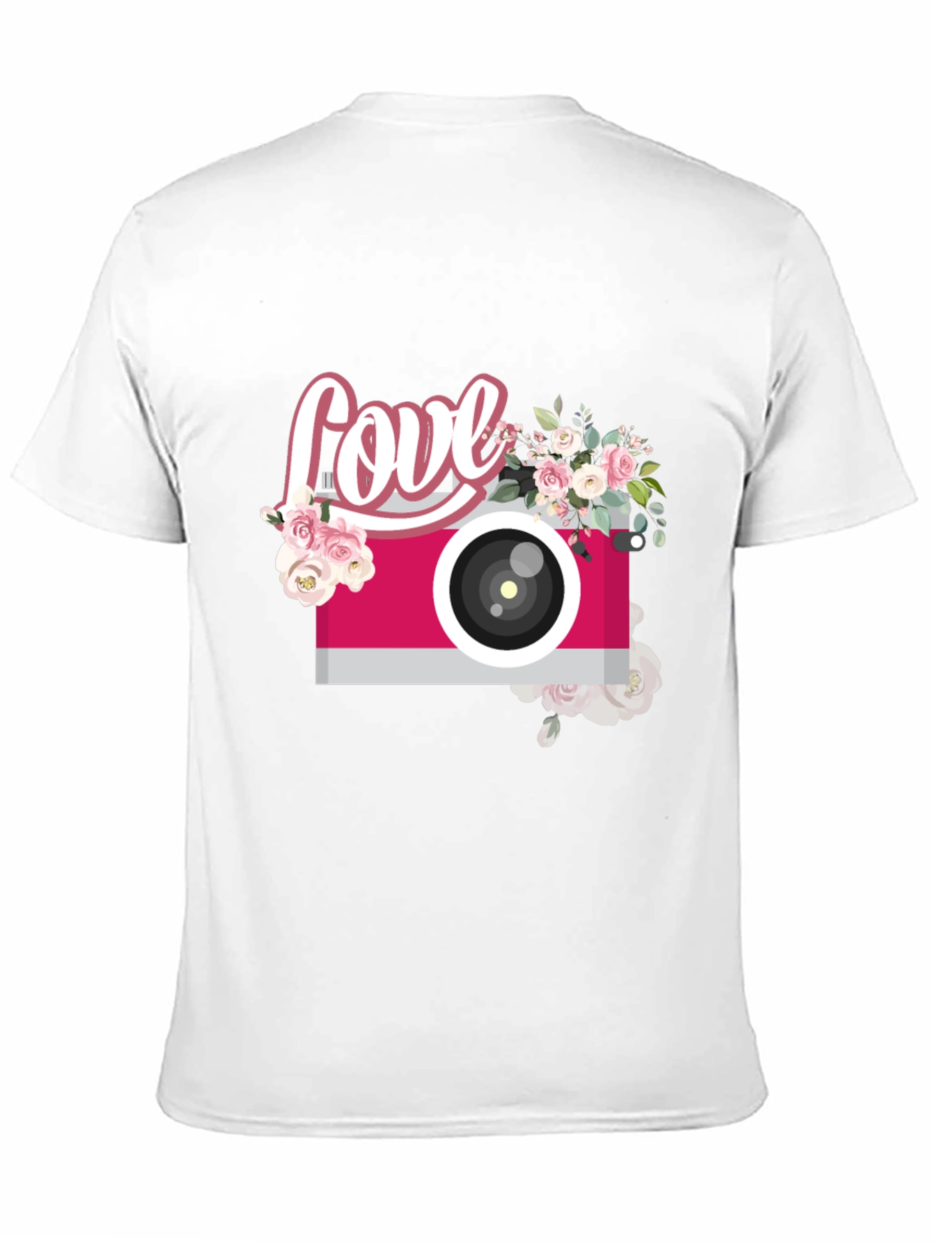 Love Camera Floral T-Shirt