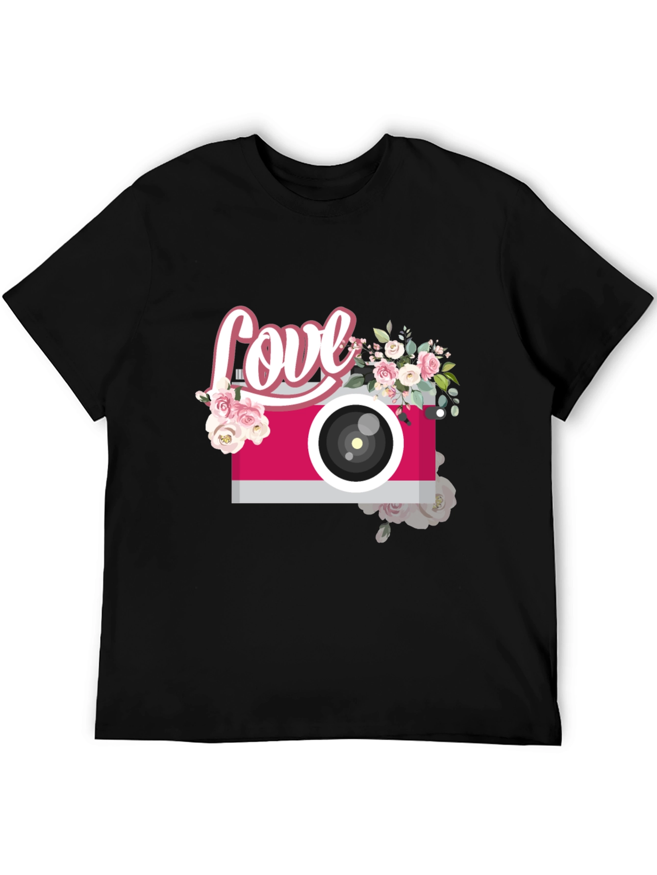 Love Camera Floral T-Shirt