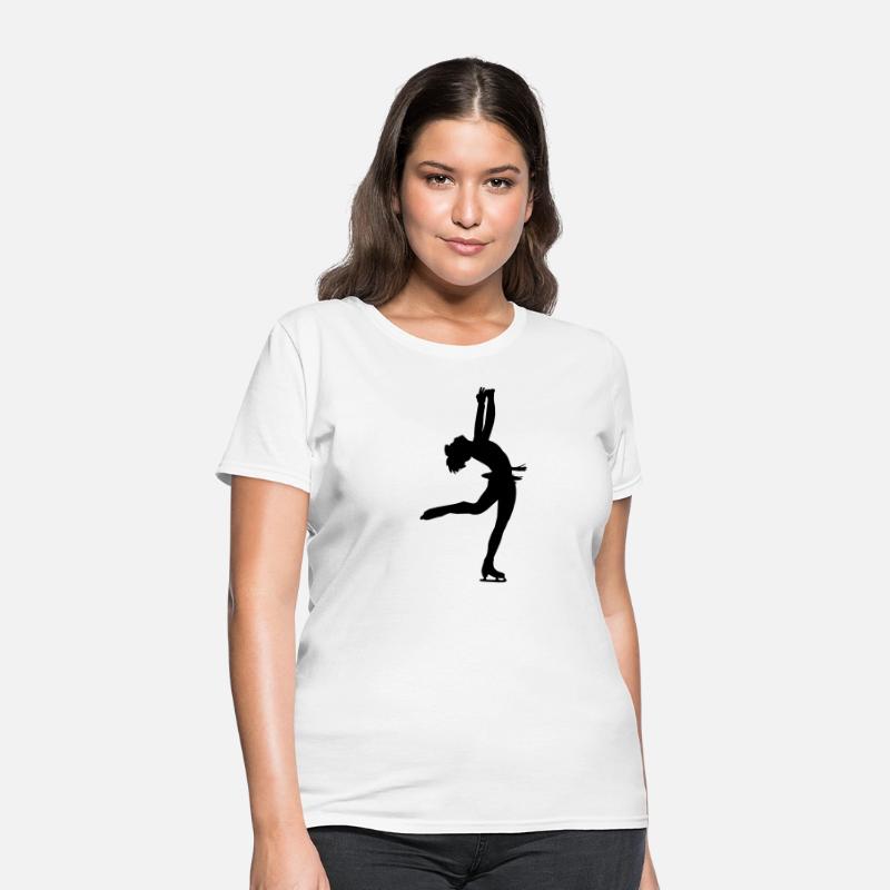 Art skating girl dancing