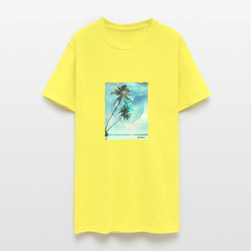 Artistic Dubai United Arab Emirates Palm Tree