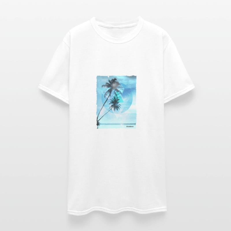 Artistic Dubai United Arab Emirates Palm Tree