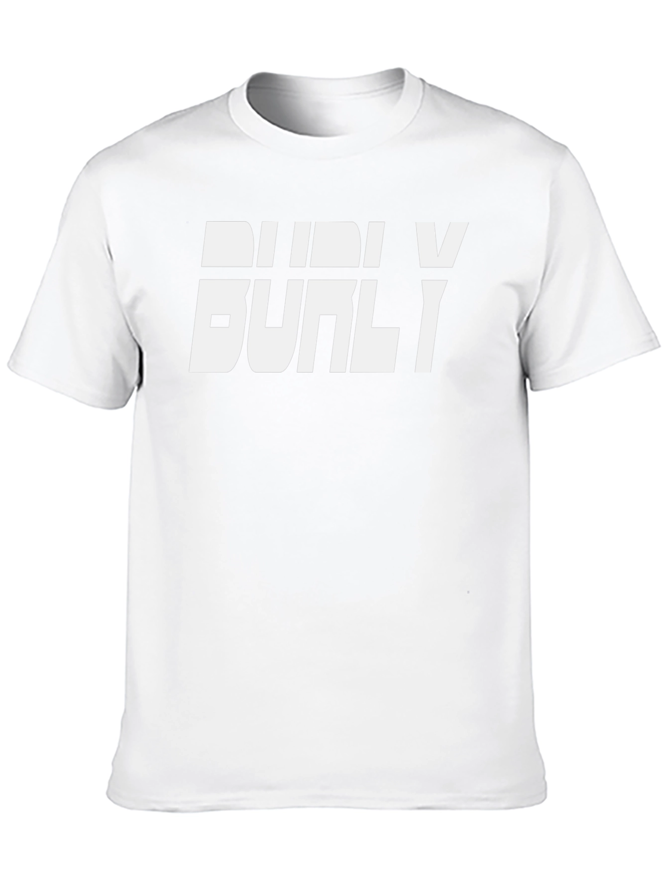 Burly White Graphic Print Black T-Shirt