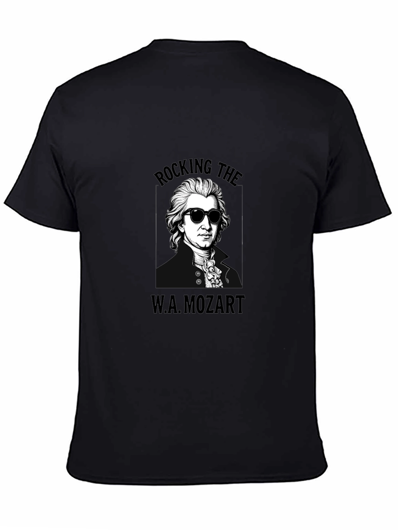Rocking Mozart Black T-Shirt