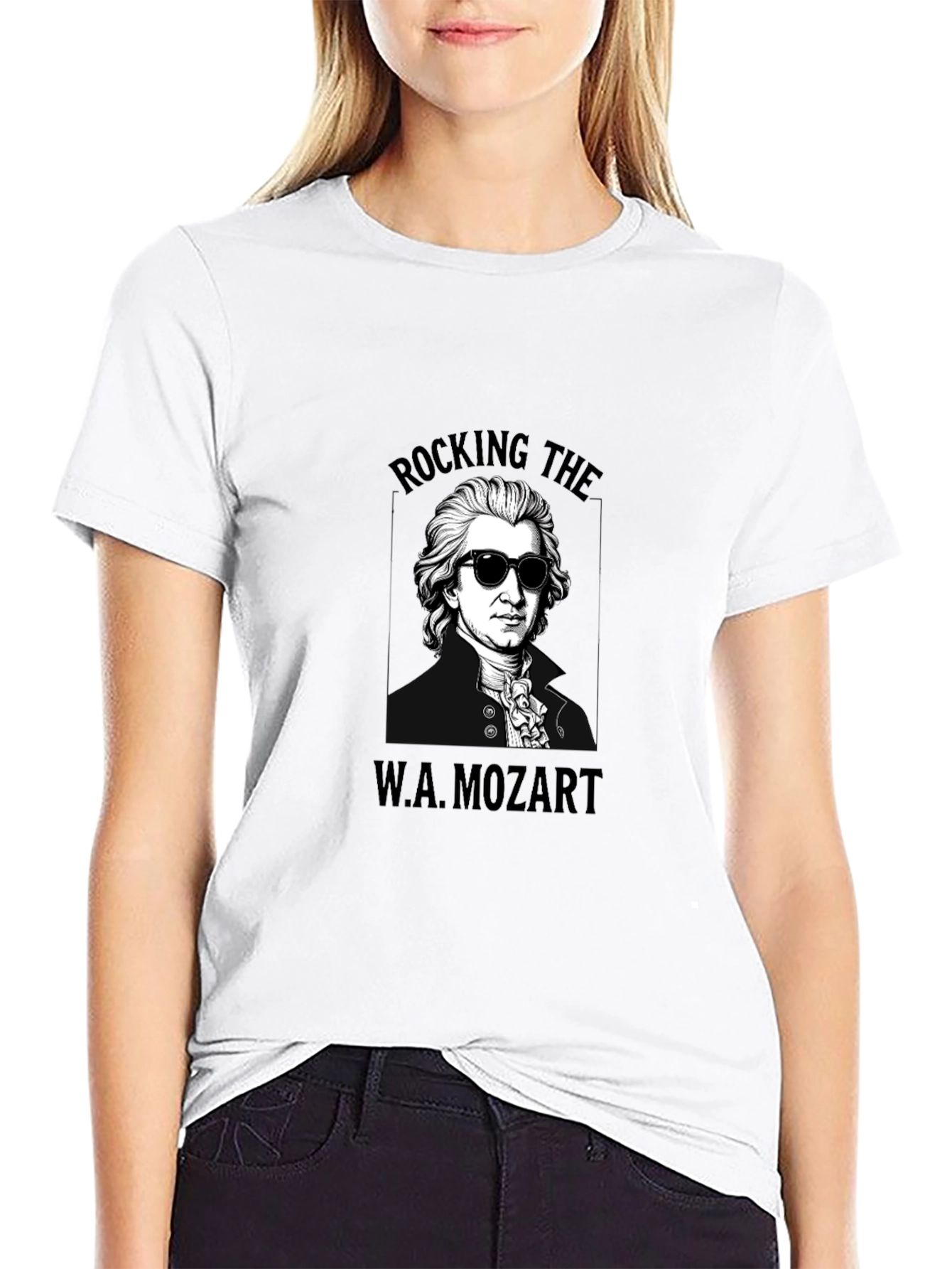 Rocking Mozart Black T-Shirt
