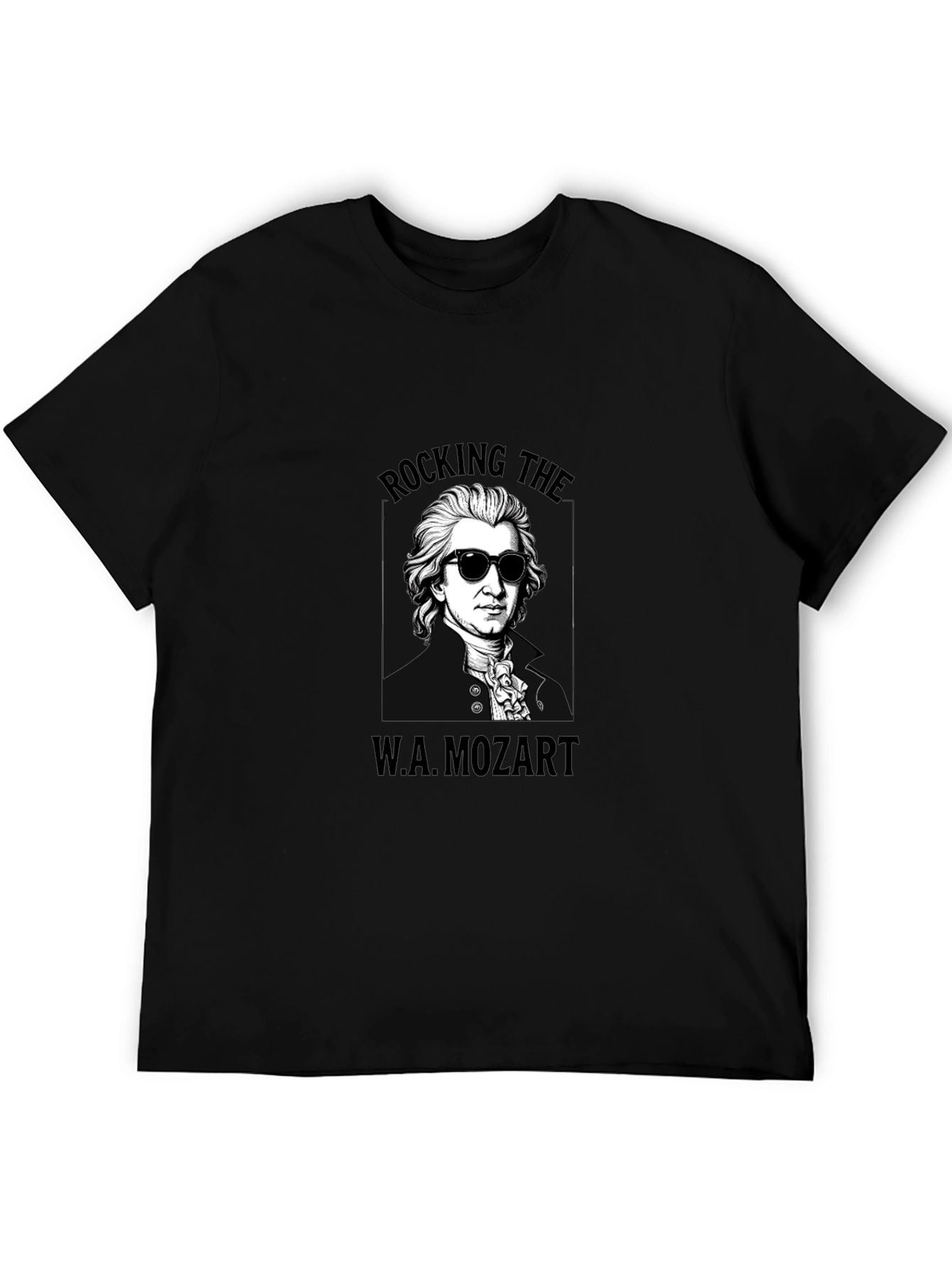 Rocking Mozart Black T-Shirt