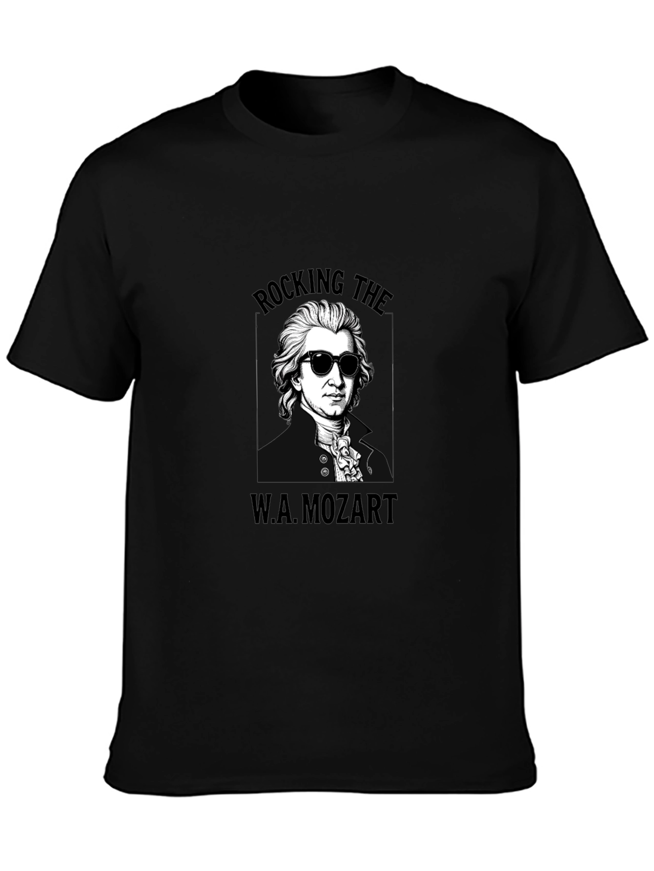 Rocking Mozart Black T-Shirt