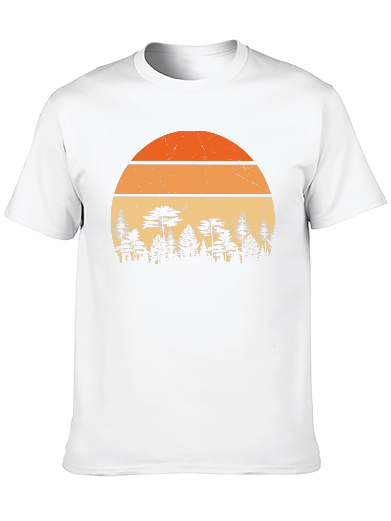 Retro Sunset Forest T-Shirt