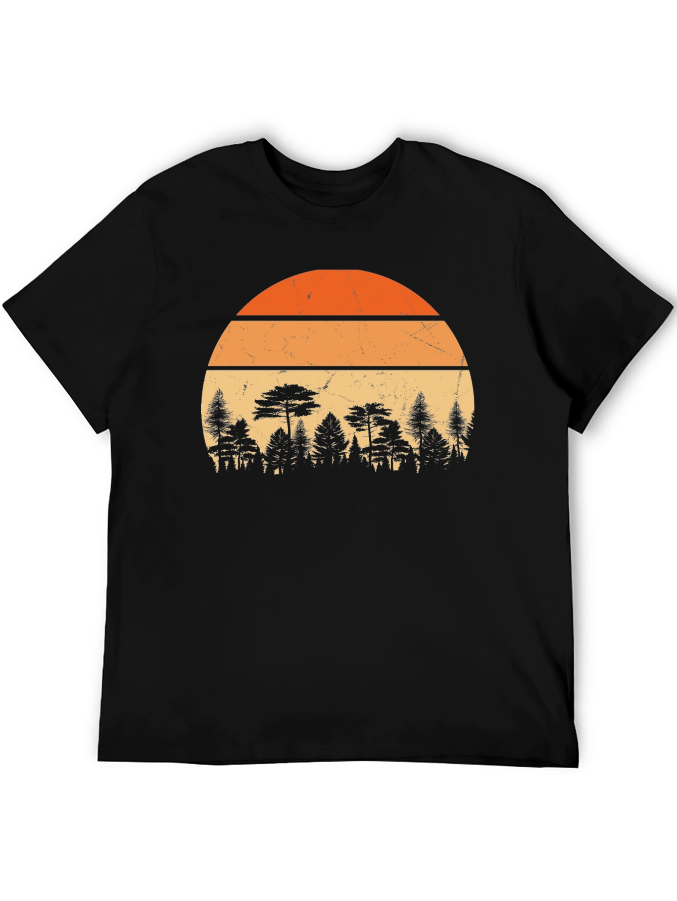 Retro Sunset Forest T-Shirt