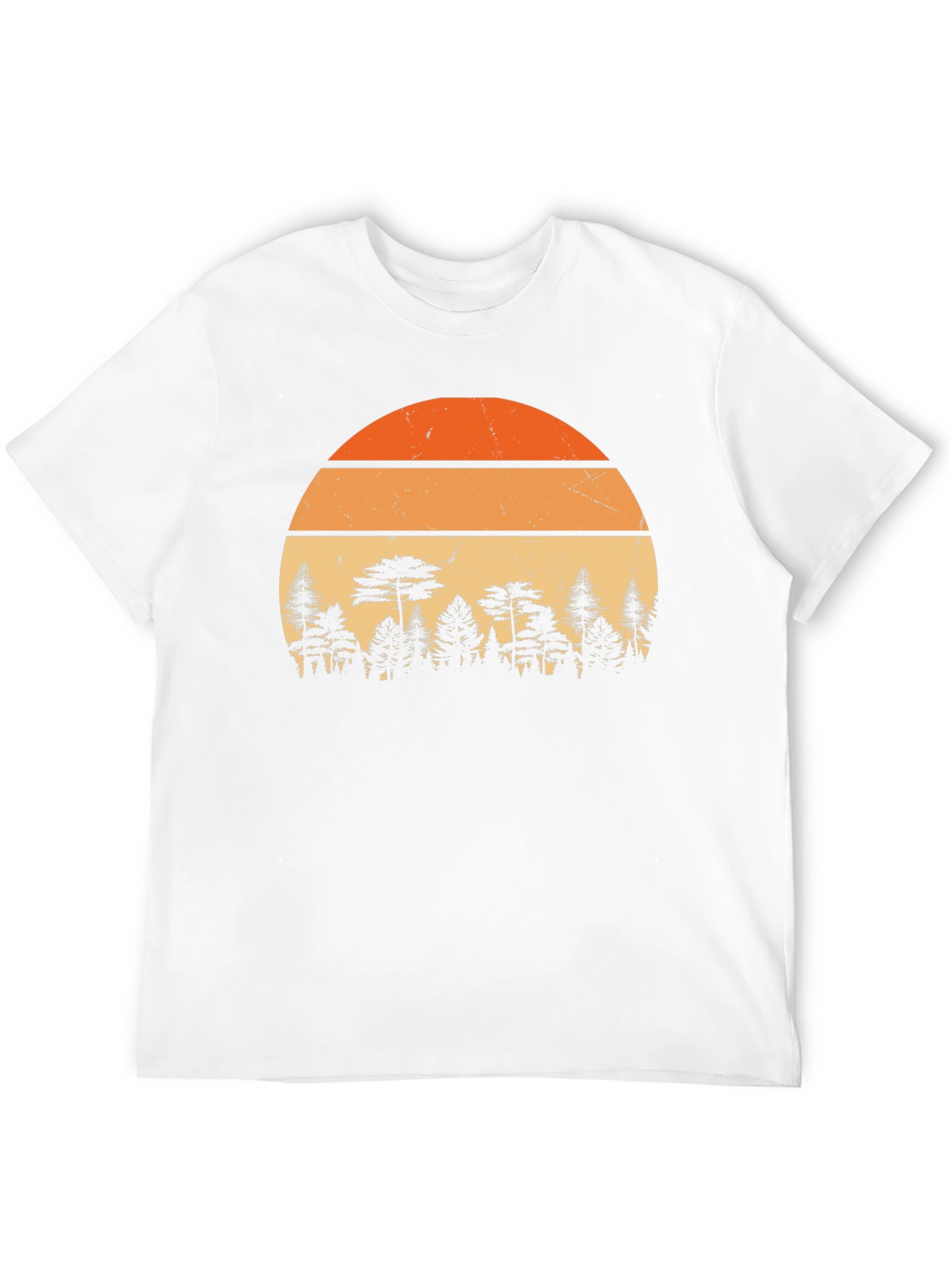 Retro Sunset Forest T-Shirt