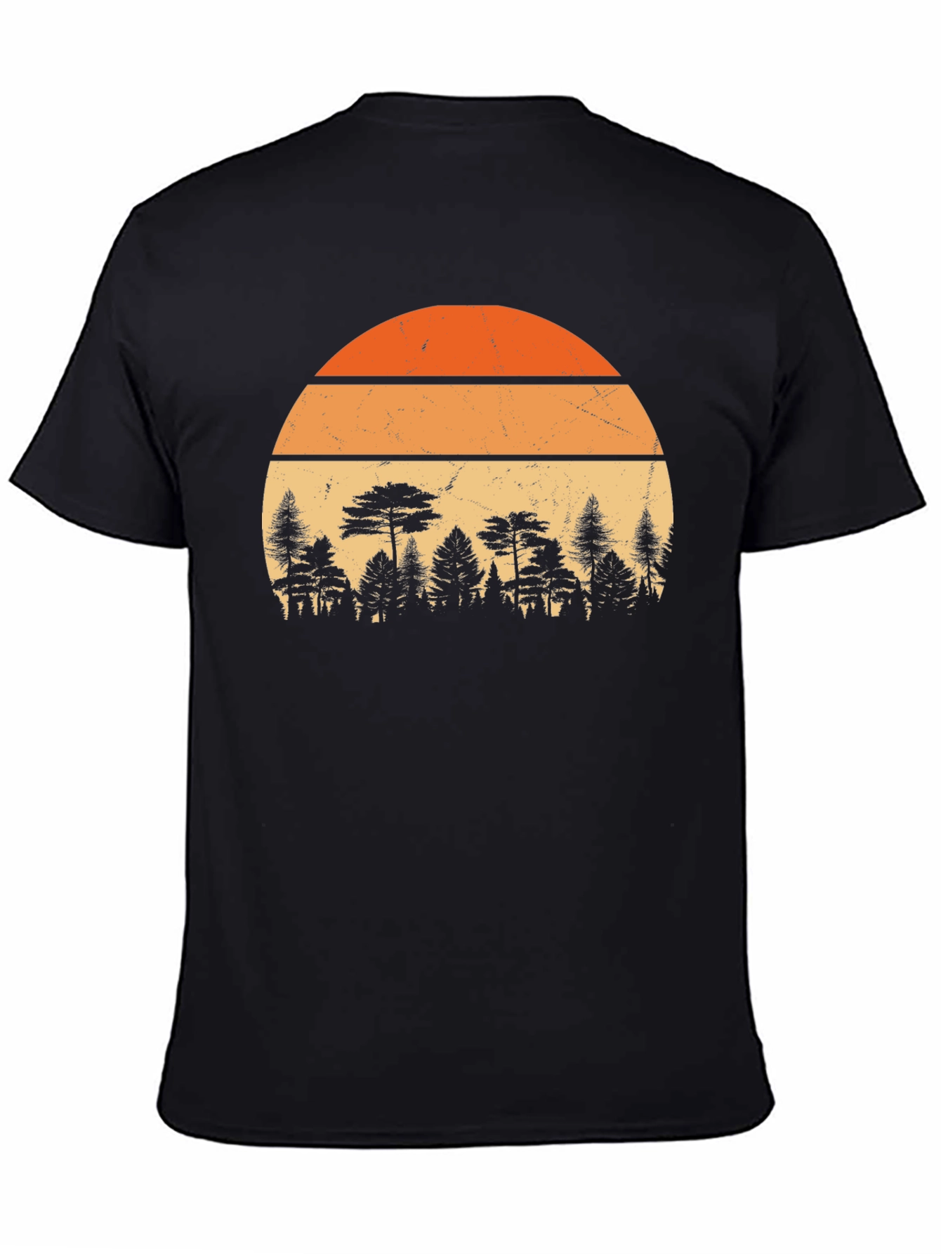 Retro Sunset Forest T-Shirt
