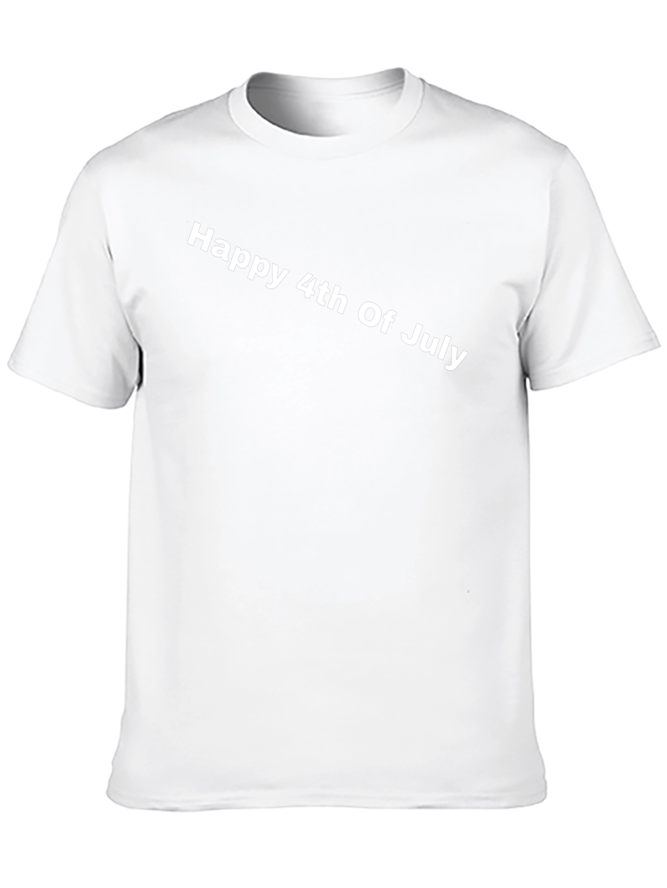 Happy 4th of July Black T-Shirt