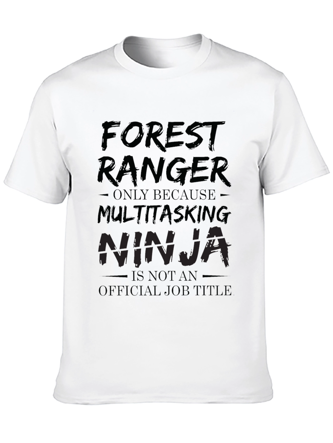 Forest Ranger Multitasking Ninja Graphic Tee