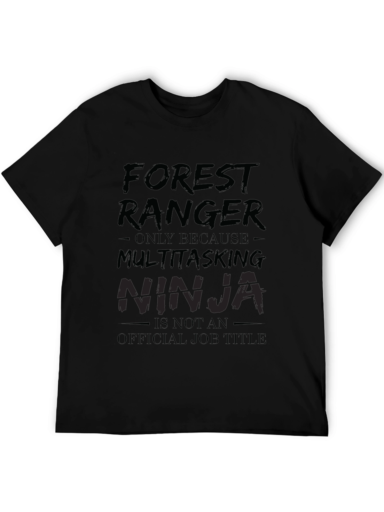 Forest Ranger Multitasking Ninja Graphic Tee