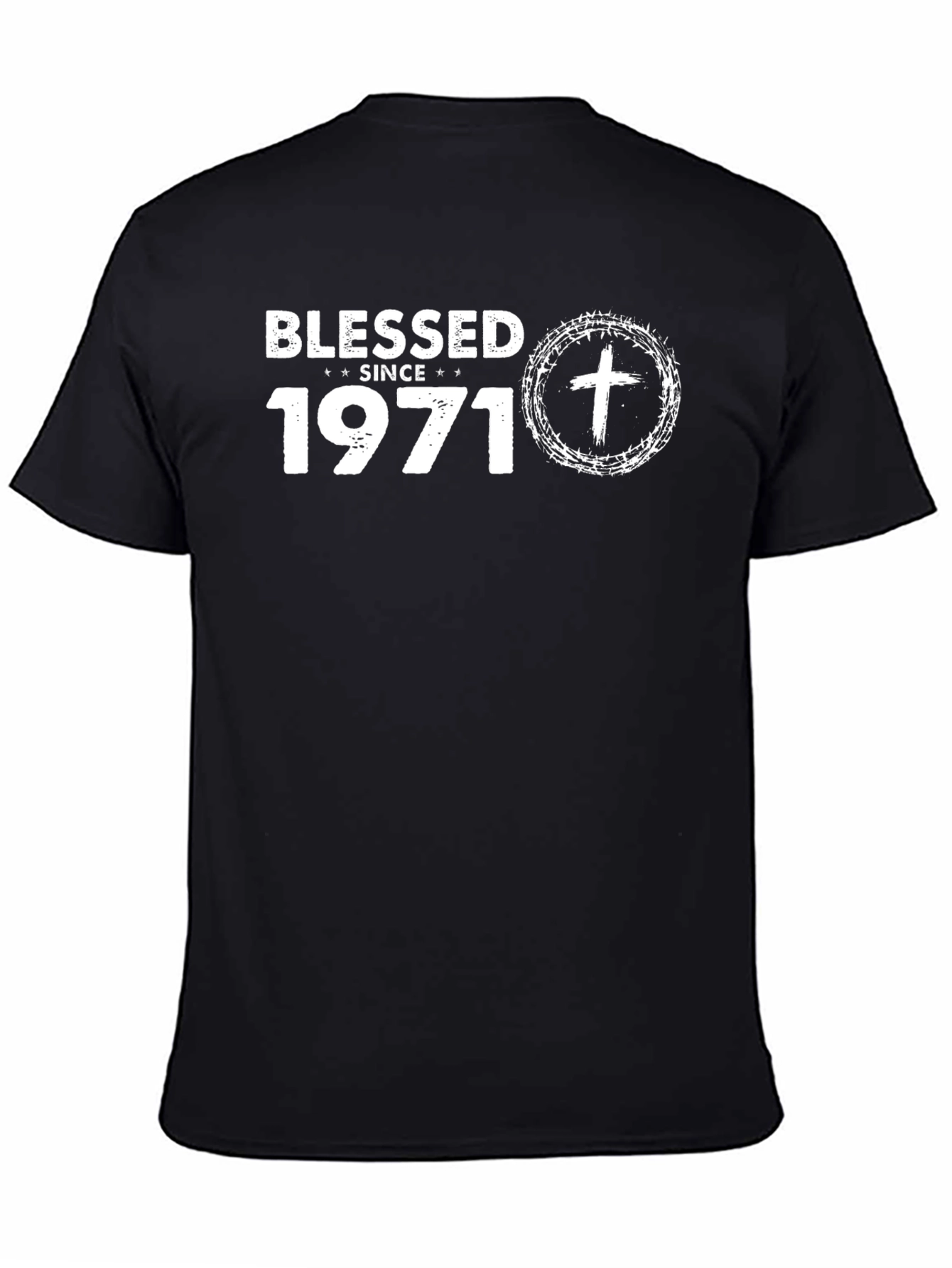 Blessed Since 1971 Graphic T-Shirt