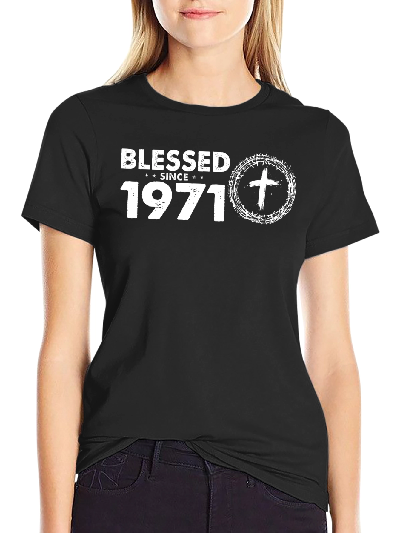 Blessed Since 1971 Graphic T-Shirt