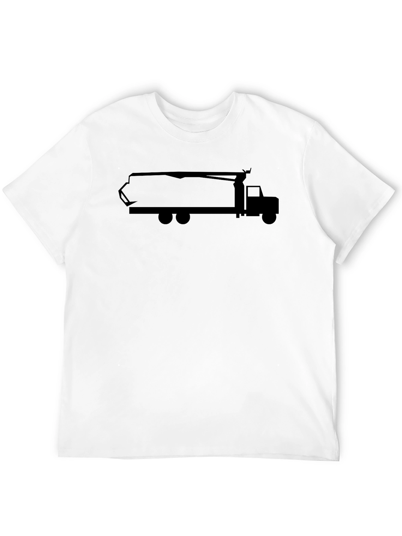Concrete Truck Silhouette T-Shirt - Classic Black Tee