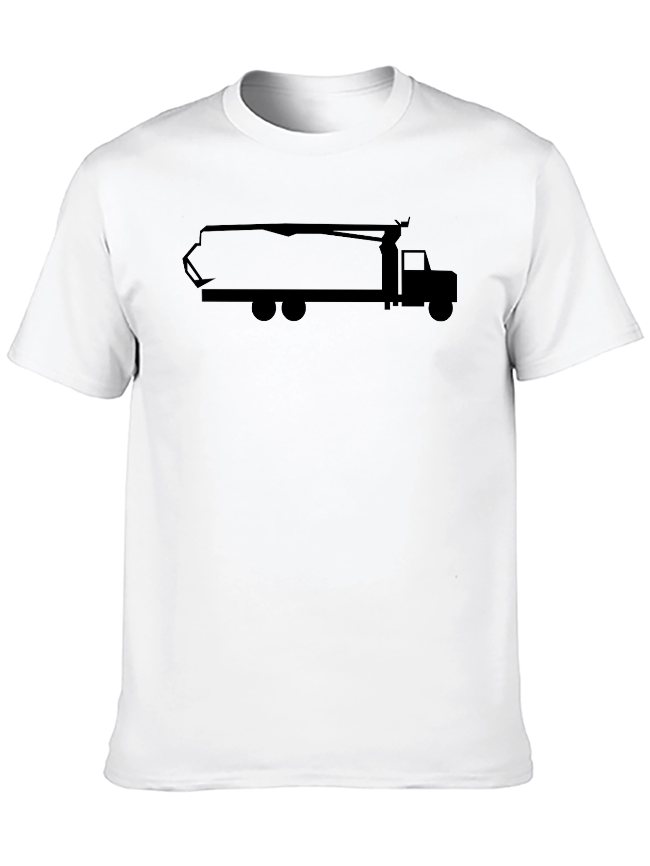 Concrete Truck Silhouette T-Shirt - Classic Black Tee