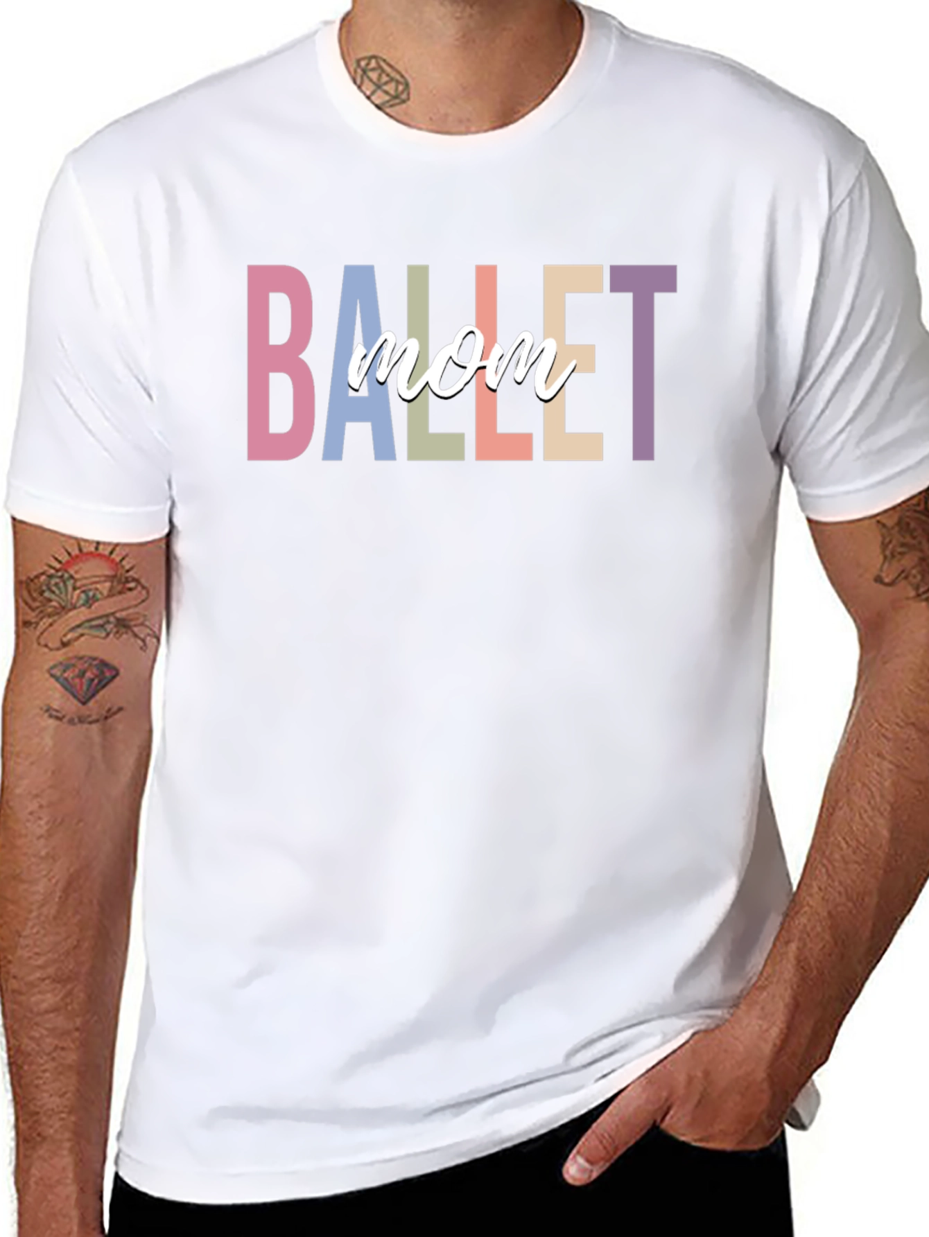 Ballet Mom Graphic Tee - Unisex Black T-Shirt