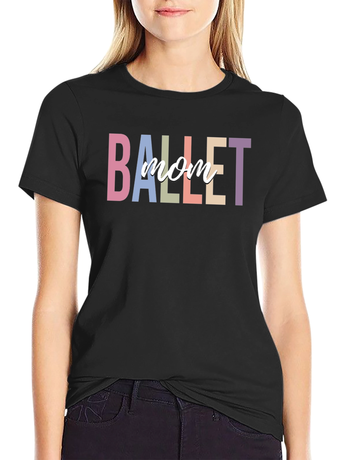 Ballet Mom Graphic Tee - Unisex Black T-Shirt
