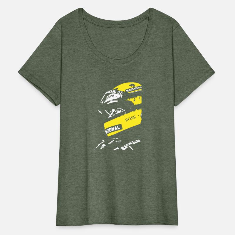ayrton senna helmet poster shirt